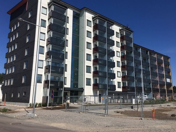 Senioritalo Harjulan Lähde vähän ennen vastaanottotarkastusta